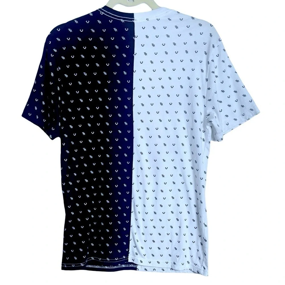 True Religion Men's Split Monogram Tee T-Shirt XS